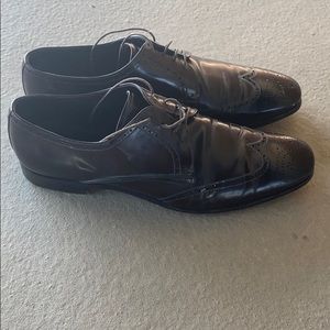 Prada Milano Mens Oxford Brown Shoes Size 10.5👞🤎👟
